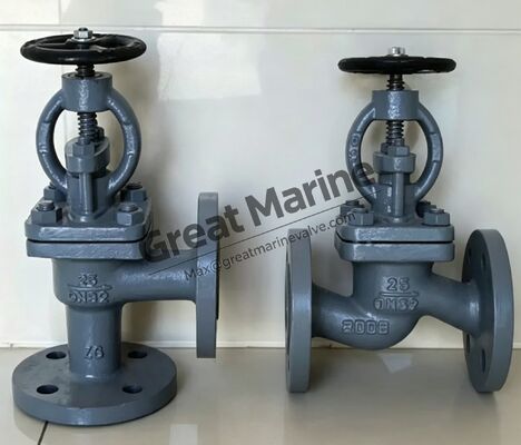 Marine Cast Steel Flanged SDNR Valve GB/T 585-2008 Type A/AS DIN GLOBE CAST STEEL VALVE, GGLOBE CHECK VALVE, GLOBE SDNR VALVE