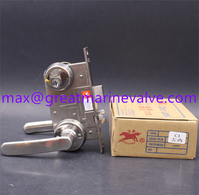 HORSE Hujiang μάρκα C1 OHS-2320 RHO (190MM) Πλοίο πυρόσβεση κλειδαριά πόρτας 304 ανοξείδωτο χάλυβα Ναυτικό πυρόσβεση κλειδαριά πόρτας
