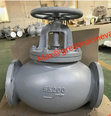 JIS F 7305 MARINE CAST IRON GLOBE VALVE 2 έως 14 ιντσών