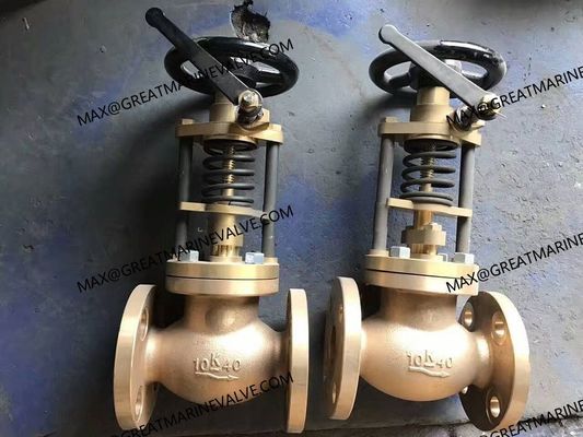JIS F7399 Βαλβίδα έκτακτης ανάγκης έκλεισης από θαλάσσιο μπρούντζο JIS F7399 5K/10K