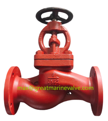 GB/T 590-2008 DIN GLOBE Cast IRON VALVE, GLOBE CHECK VALVE, GLOBE SDNR VALVE, GB/T 590 Marine Cast Iron Flanged Straight-Through Stop Valve GLOBE VALVE (Διαμόρφωση των εν λόγω προδιαγραφών)